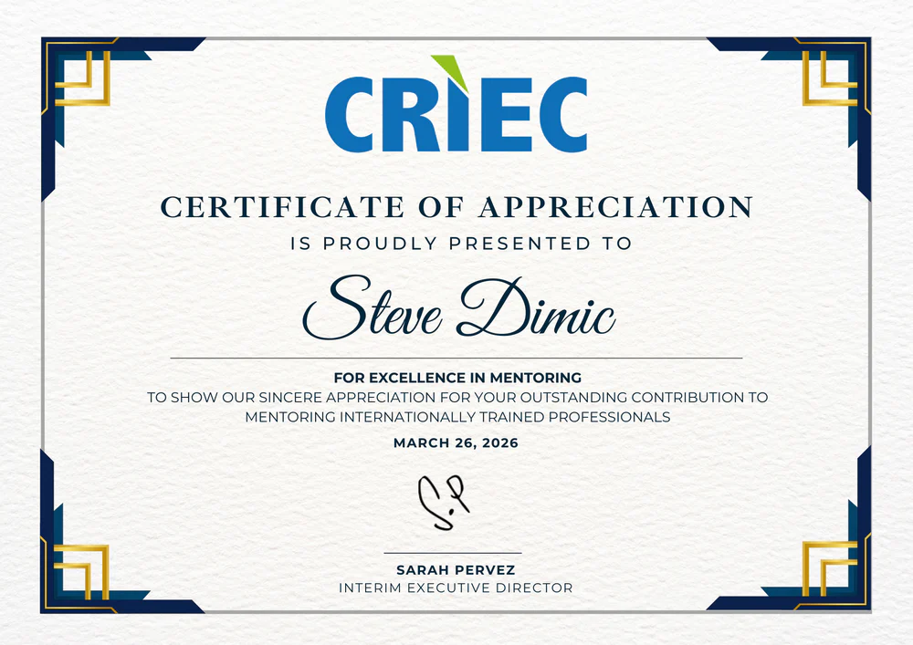 MAE 2026 ITL Mentor Steve Dimic